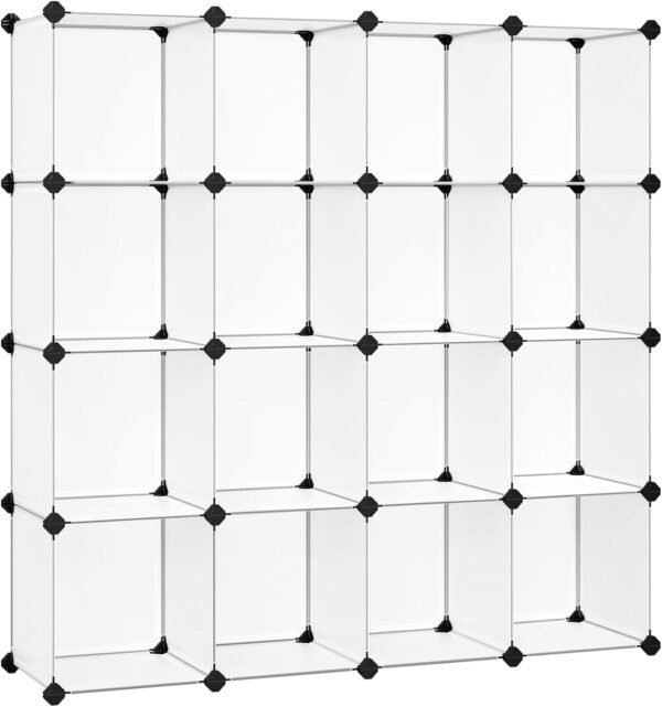 16-Cube Storage Organizer, Modular Shelves