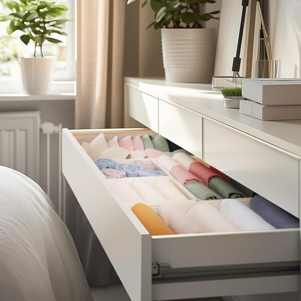 10-Pack Foldable Drawer Organizer Bins - Image 8