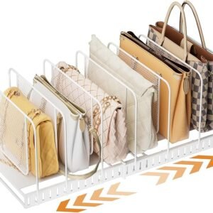 Expandable Purse Organizer with Adjustable Dividers