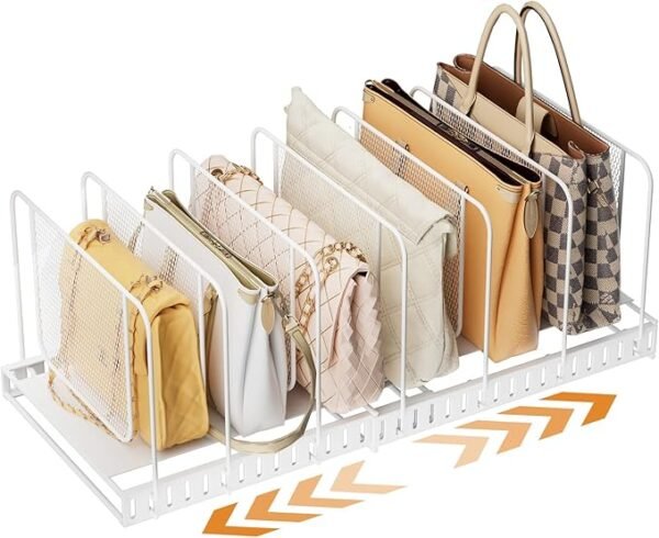 Expandable Purse Organizer with Adjustable Dividers