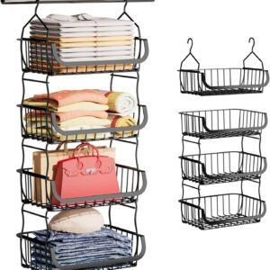 4-Tier Metal Hanging Closet Organizer